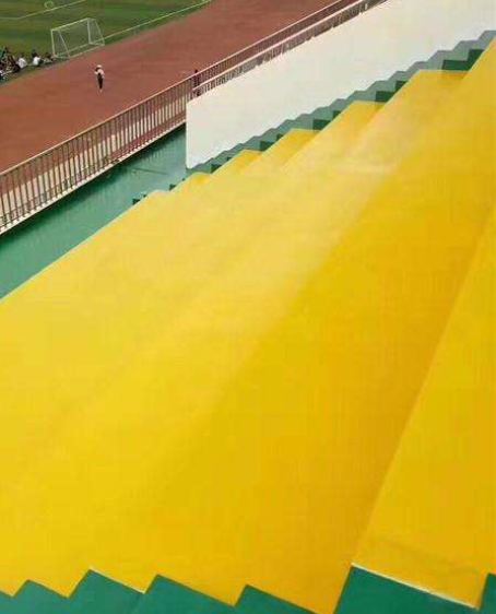 湾里球场台阶翻新修补改造